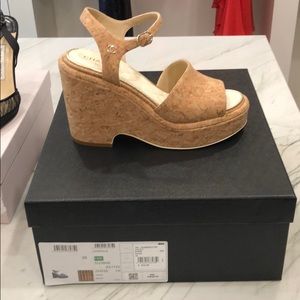 Chanel cork sandals.